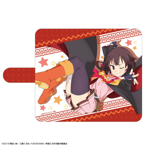 『映画 この素晴らしい世界に祝福を!紅伝説』ブックスタイルスマホケース Lサイズ デザイン02(めぐみん/B)